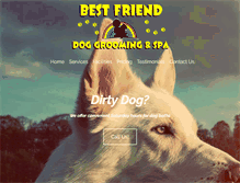 Tablet Screenshot of dogspagrooming.com